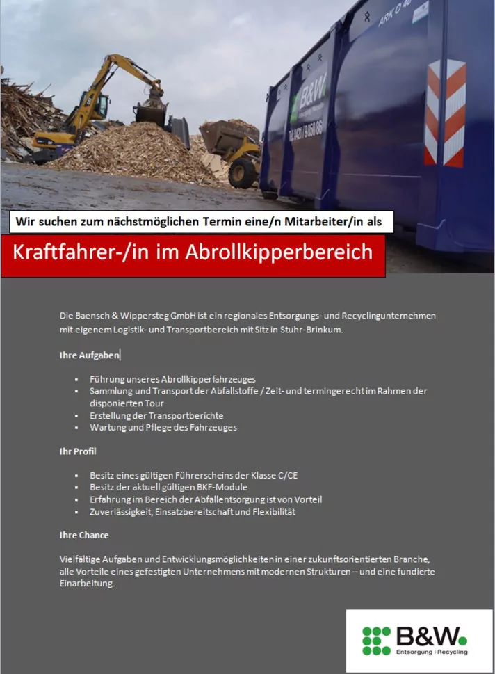 Baensch & Wippersteg GmbH Stuhr-Brinkum